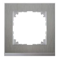 Schneider Electric Merten MEG4010-3646 M-Pure Decor 1-voudig afdekraam Metaal Aluminium Bestseller