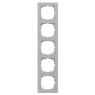 Schneider Electric Merten MEG4050-3660 M-Pure 5-voudig afdekraam Aluminium Koop Vandaag