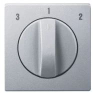 Schneider Electric Merten MTN437160 Systeem M Draaiknop voor 3 standen schakelaar Aluminium Exclusieve Aanbieding