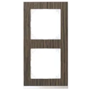 Schneider Electric Merten MEG4020-3674 M-Pure Decor 2-voudig afdekraam Hout Eiken Merkproduct