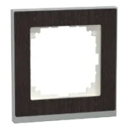 Schneider Electric Merten MEG4010-3671 M-Pure Decor 1-voudig afdekraam Hout Wenge Seizoensaanbieding