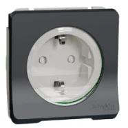 Shop Nu Schneider Electric Merten MUR36134 Mureva Styl Buitenstopcontact met Randaarde IP55 Antraciet