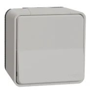 Alleen Vandaag Schneider Electric Merten MUR39026 Mureva Styl Pulsschakelaar Buiten Opbouw Polarwit