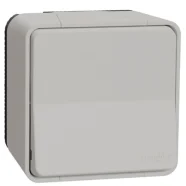 Schneider Electric Merten MUR39021 Mureva Styl Wisselschakelaar Buiten Opbouw Polarwit Lage Prijs