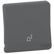 Schneider Electric Merten MUR34201 Mureva Styl Enkele wip met symbool "bel" Modulair Antraciet Alleen Vandaag