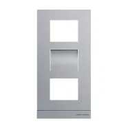 Busch Jaeger 41383CF-A-03 Busch Welcome (BUS & IP) Frontplaat video 1/3 Plaats voor extra functiemodules Aluminium Koop Vandaag