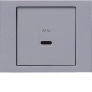 Berker 48607003 K5 Centraalplaat voor USB Aluminium Gelakt Superprijs