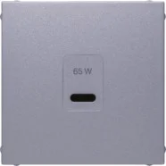 Berker 48601404 S.1/B.3/B.7 Centraalplaat voor USB Aluminium Mat Gereduceerde Prijs