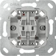 Veilige Betaling Gira 315800 Basiselement 10 A 250 V Wip Jaloezie drukcontact (met bevestigingsklauwen)