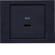 Beperkt Aanbod Berker 48607006 K1 Centraalplaat voor USB Antraciet Mat