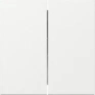 Weekendaanbieding Gira 349503 Systeem 55 Rechtstaande wip 2-voudig Zuiver wit glanzend