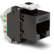Beperkt Aanbod Niko 6650-45072 Onafgeschermde RJ45-connector UTP Cat. 6A, klaar voor PoE++, voor bandbreedtes tot 500MHz