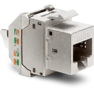 Rechtstreeks Van De Fabrikant Niko 650-45078 Afgeschermde RJ45-connector STP Cat. 6A, klaar voor PoE++ Voor bandbreedtes tot 500MHz