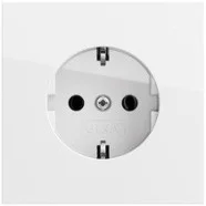 Dagaanbieding Gira 446670 F100 Wandcontactdoos met randaarde 16A 250V Zuiver wit glanzend