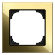 Beste Prijs Busch Jaeger 1721-4013 Busch-art linear 1-voudig Glass black / gold