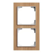 Busch Jaeger 1722-4083 Busch-art linear 2-voudig Wood oak Beperkt Aanbod