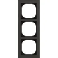 Beperkte Voorraad Busch Jaeger 1723-4045 Busch-art linear 3-voudig Paper black