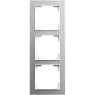 Aanbieding Busch Jaeger 1723-4073 Busch-art linear 3-voudig Aluminium zilver