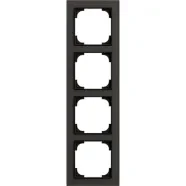Busch Jaeger 1724-4045 Busch-art linear 4-voudig Paper black Nieuw