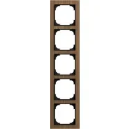 Busch Jaeger 1725-4086 Busch-art linear 5-voudig Wood walnut Direct Beschikbaar