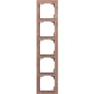 Busch Jaeger 1725-4097 Busch-art linear 5-voudig Slate terra rosso Must-Have