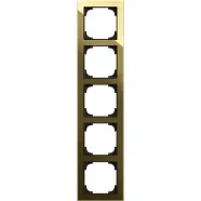 Busch Jaeger 1725-4013 Busch-art linear 5-voudig Glass black / gold Premium