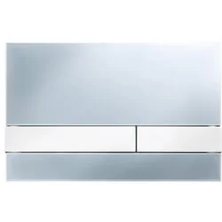 Rezi Modern bedieningsplaat kunststof DF met 2 witte rechthoekige druktoetsen t.b.v de BB3650 serie matchroom/wit 255x168mm Betaalbaar