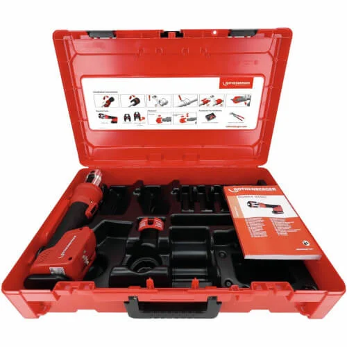 Rothenberger Romax Nano Baretool in grote koffer - geschikt voor Cas accu (metabo) Gecertificeerd