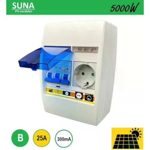 SEP PV verdeler SUNA 5000W ALA B25 300mA 1x WCD Finale Uitverkoop