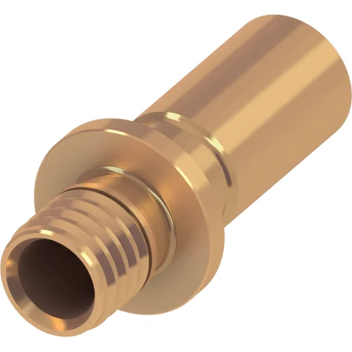 Premium TECEflex messing perskoppeling sok verlopend naar insteek 16 x 15 CU