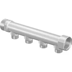Uponor sanitair verdeler 1" (binnendraad en buitendraad) 2 x 1/2 (2 groeps) Hete Deal