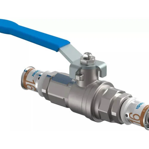 Uponor S-Press Plus kogelkraan met hendel 16 x 16 Hoge Kwaliteit
