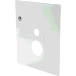 Viega afdekplaat glas voor Eco Plus WC-element model 8161.22 inclusief drukknop met rozet helder/lichtgrijs 560x490x6mm Nu Kopen