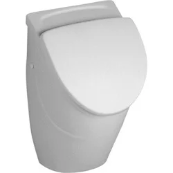 Villeroy & Boch O.novo Compact wandurinoir voor deksel met verdekte inlaat en bevestiging met ceramic+ wit Op = Op