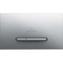 Villeroy & Boch Viconnect bedieningsplaat E300 DF frontbediend kunststof chroom edelmat 25.3x14.5cm Voordeelprijs