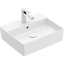 Villeroy & Boch Memento 2.0 opzetwastafel stone white ceramic+ (50 x 42 cm) Snelle Levering