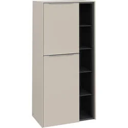 Villeroy & Boch Subway 3.0 middenkast scharnier links, meubelgreep aluminium glanzend, 574 x 1200 x 362 mm Betrouwbaar