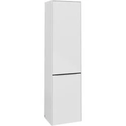 Laatste Kans Villeroy & Boch Subway 3.0 hoge kast scharnier links, meubelgreep Volcano Black, 450 x 1710 x 362 mm