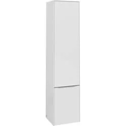 Villeroy & Boch Subway 3.0 hoge kast scharnier rechts, meubelgreep aluminium glanzend, 400 x 1710 x 362 mm Shop Nu