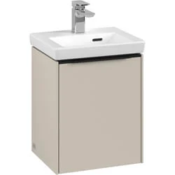 Villeroy & Boch Subway 3.0 wastafelonderkast scharnier links, meubelgreep Volcano Black, 351 x 429 x 309 mm Weekendaanbieding