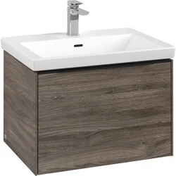 Villeroy & Boch Subway 3.0 wastafelonderkast, meubelgreep Volcano Black, 622 x 429 x 478 mm Fabrieksprijs