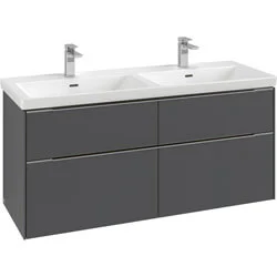Villeroy & Boch Subway 3.0 wastafelonderkast, meubelgreep monochroom, 1272 x 576 x 478 mm Voordeelprijs
