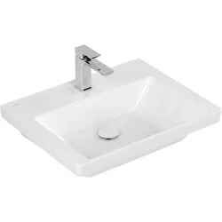 Villeroy & Boch Subway 3.0 meubelwastafel wit ceramic+ (60 x 47 cm) Korting