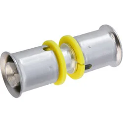 Wavin Tigris M1 Gas messing perskoppeling sok 32 x 32 Voordeelprijs