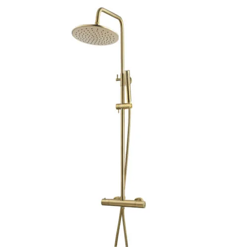 Wiesbaden Caral thermostatische douchesysteem met hoofddouche 25 cm Weekendaanbieding