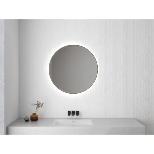 Laatste Kans Wiesbaden Novi ronde spiegel met dimbare LED 100 cm