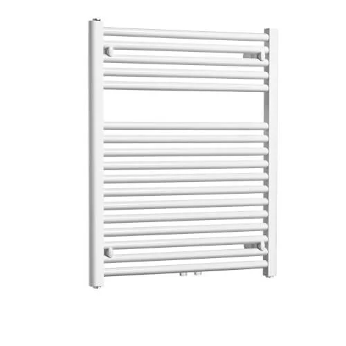 Gratis Retour Wiesbaden Elara handdoekradiator met middenonder aansluiting (MM), wit