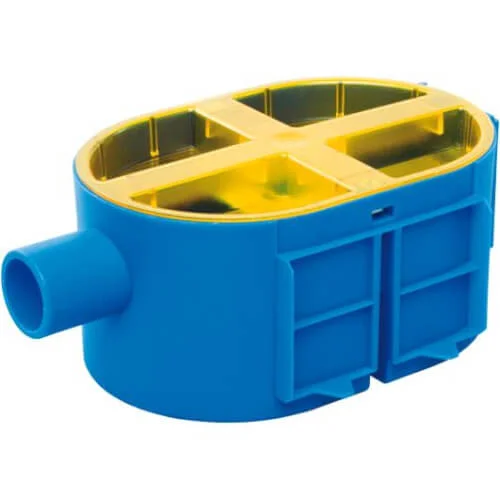 HAF Hafobox inbouwdoos 50mm 1x16mm, voor dubbele wandcontactdoos Populair