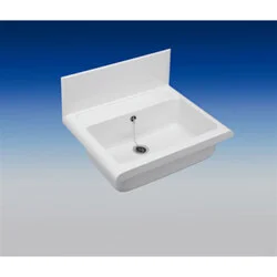 ABU uitstortgootsteen kunststof (wit) 54x45x36cm Gratis Retour