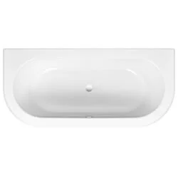 Koop Online Bette Starlet I bad plaatstaal dikwandig back to wall zonder poten wit 185x85x42cm